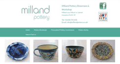 Desktop Screenshot of millandpottery.co.uk